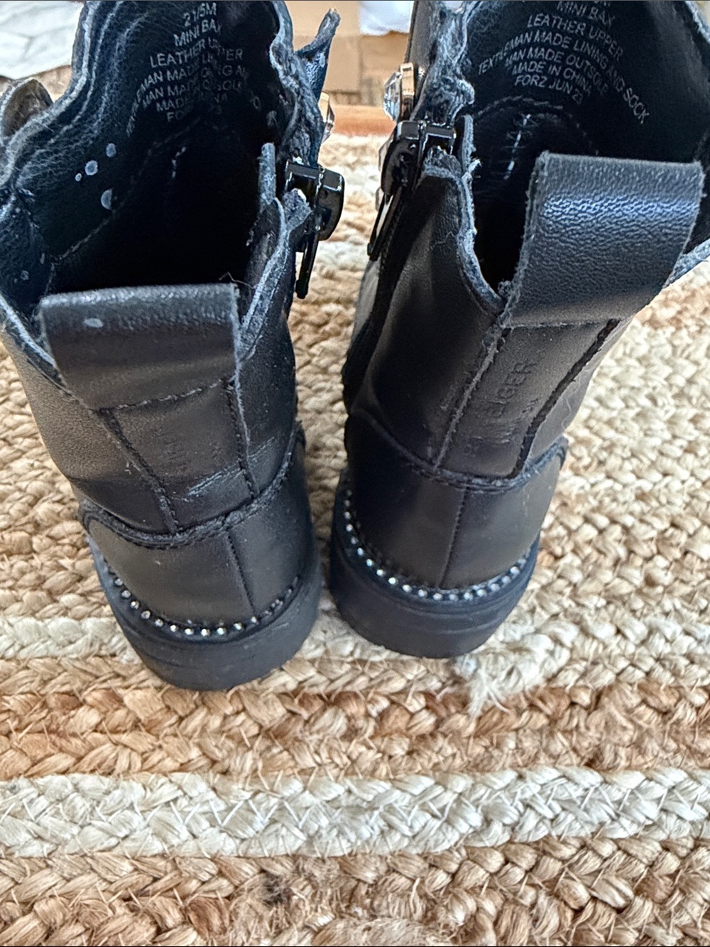 NWOT Kurt Geiger Kids Bax Leather Boots - Picture 4 of 8